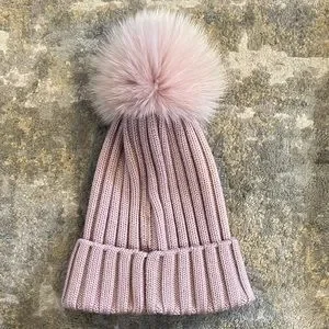 Moncler | Accessories | Womens Moncler Hat In Pink With Fur  display picture 3